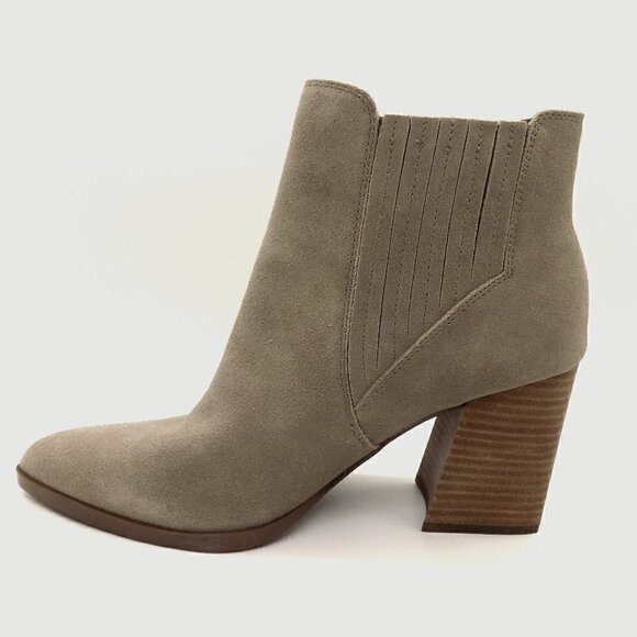 Marc Fisher Ankle Boots Size 11 Ellard Lt Gray - Picture 3 of 8